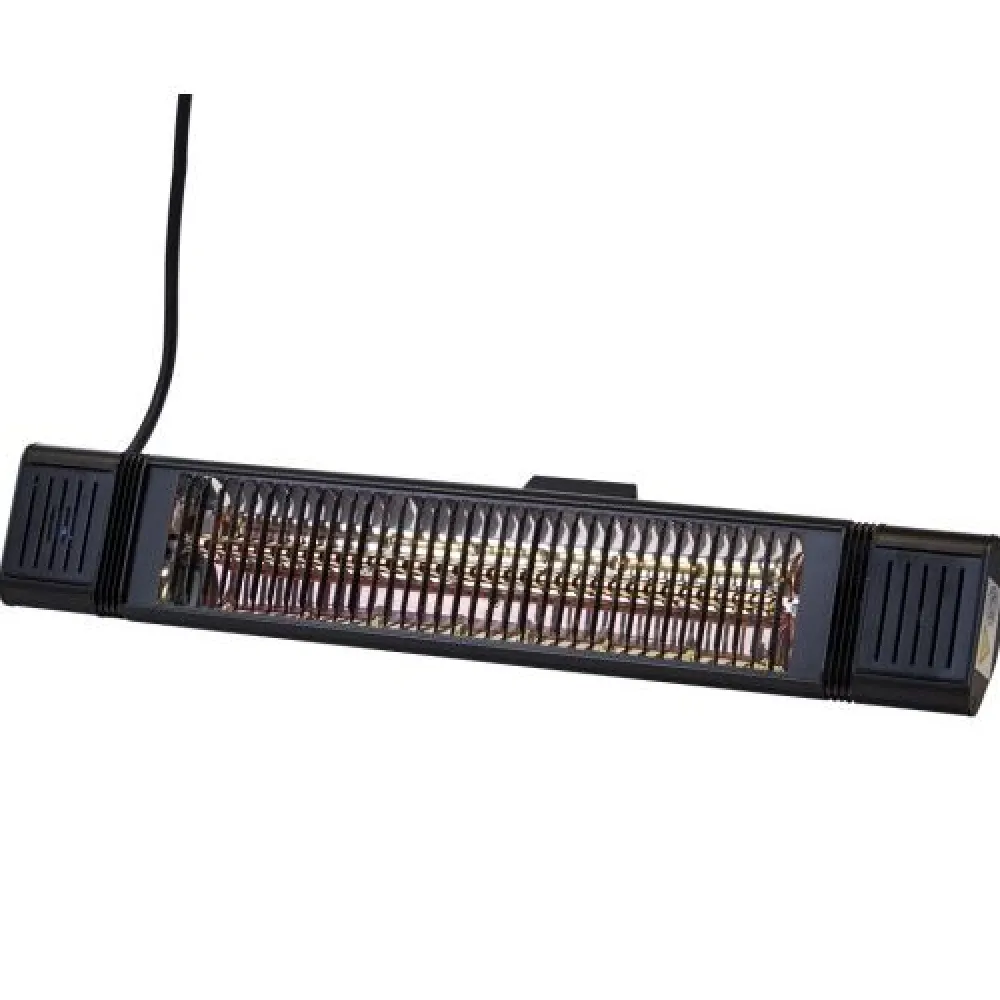Online HEAT1 Terassilämmitin Eco Plus-line 2000W kaukosäädin musta