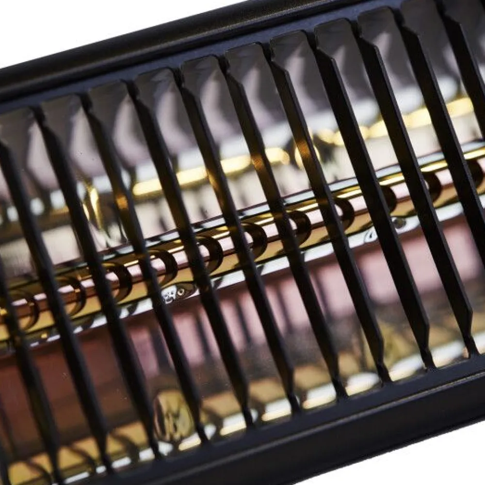 Online HEAT1 Terassilämmitin Eco Plus-line 2000W kaukosäädin musta