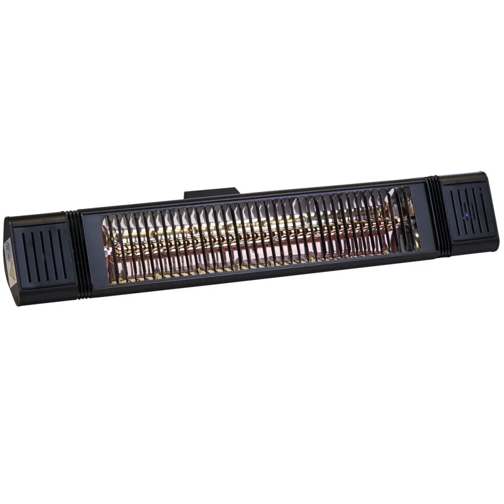 Online HEAT1 Terassilämmitin Eco Plus-line 2000W kaukosäädin musta
