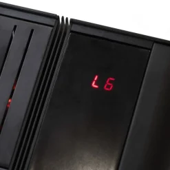 Online HEAT1 Terassilämmitin Eco Pro-line 660-2000W BT kaukosäädin musta