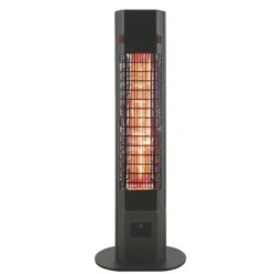 Online Hortus Terassilämmitin lattiamalli 1800W kaukosäädin musta