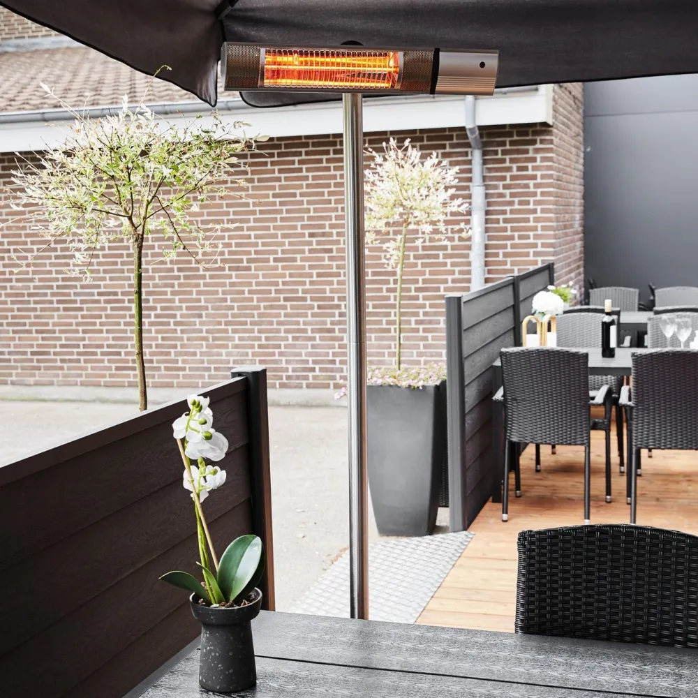 Hortus Terassilämmitin lattiamalli 500/1000/1500W RGT kaukosäädin eri värejä