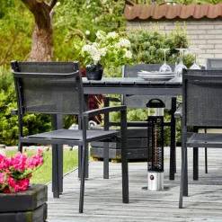 Hot Hortus Terassilämmitin pöydän alle 1200W GT kapea Hopea