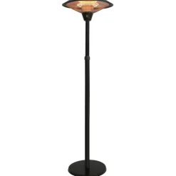Hot Hortus Terassilämmitin Teleskooppi lattiamalli 800/1200/2100 W HA musta