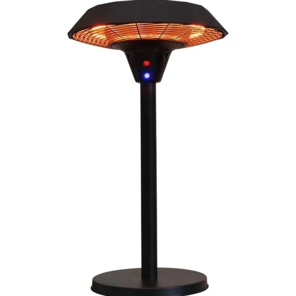 Outlet Hortus Terassilämmitin Ufo pöytämalli 800/1200/2000 W HA musta