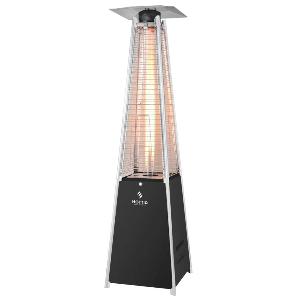 New Hottia Terassilämmitin Tower 13 kW kaasu musta