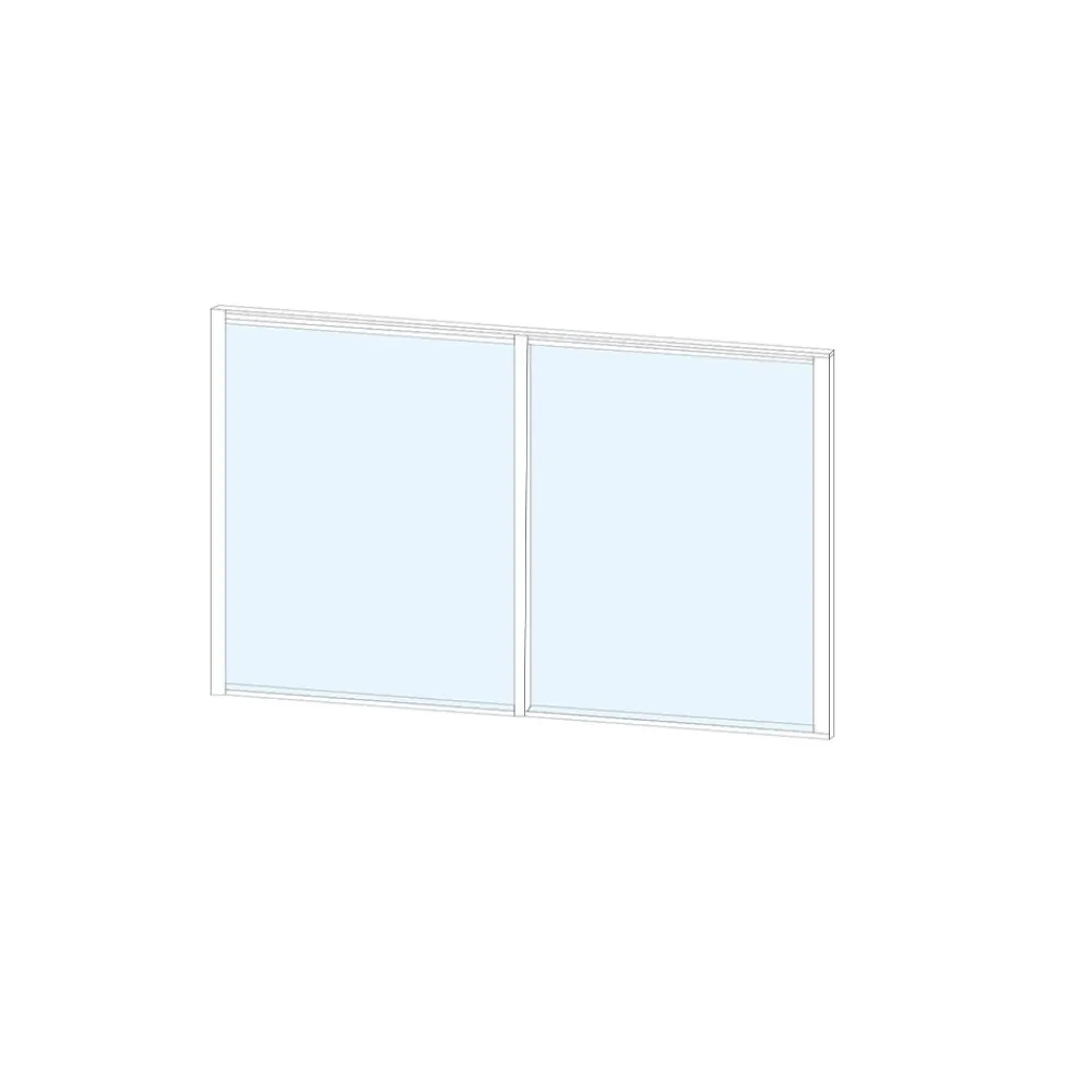 Discount Keraplast Terassin liukulasi-ikkuna 2-os. 1100x1945mm, kirkas/valkoinen