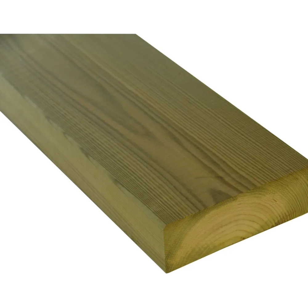 New Tammiston puu Terassin runkopuu 48x148x4200mm, kestopuu, A, vihreä