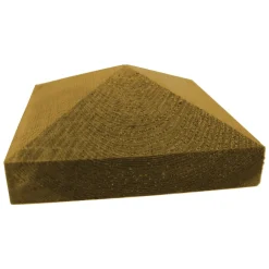 Best Tammiston puu Tolpanhattu Pyramidi K380 123x123x50 mm vihreä 100 mm tolpalle