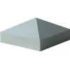 Tammiston puu Tolpanhattu valkoinen pyramidi 70x70mm tolpalle