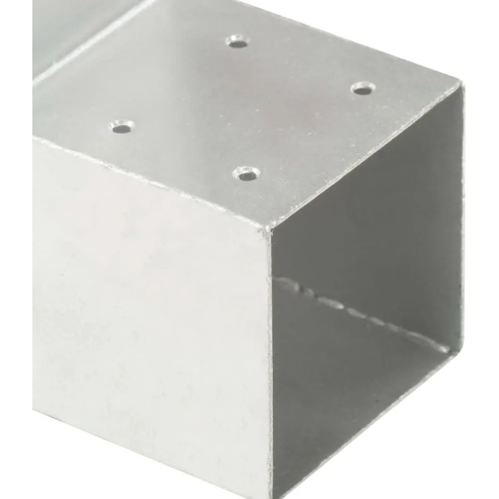 Online FinePRICE Tolppaliitin L-muoto galvanoitu metalli 101x101mm