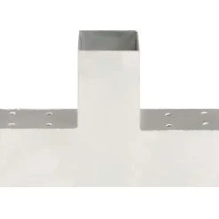 Sale FinePRICE Tolppaliitin T-muoto galvanoitu metalli 71x71mm