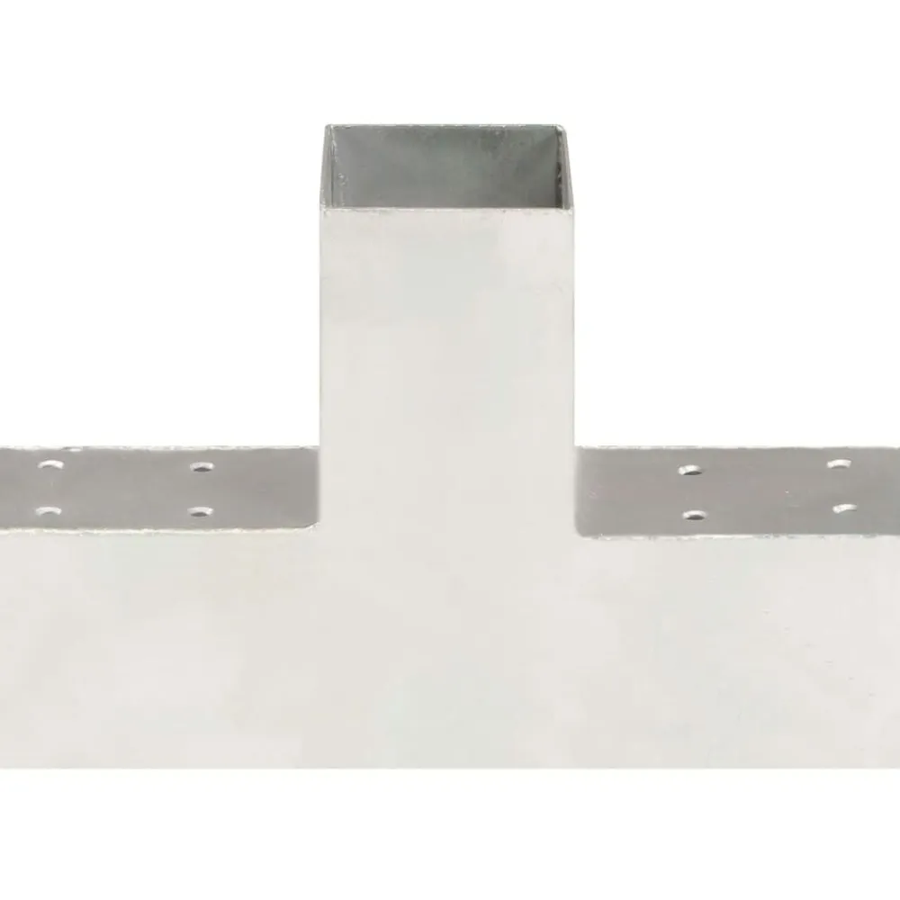 Sale FinePRICE Tolppaliitin T-muoto galvanoitu metalli 71x71mm