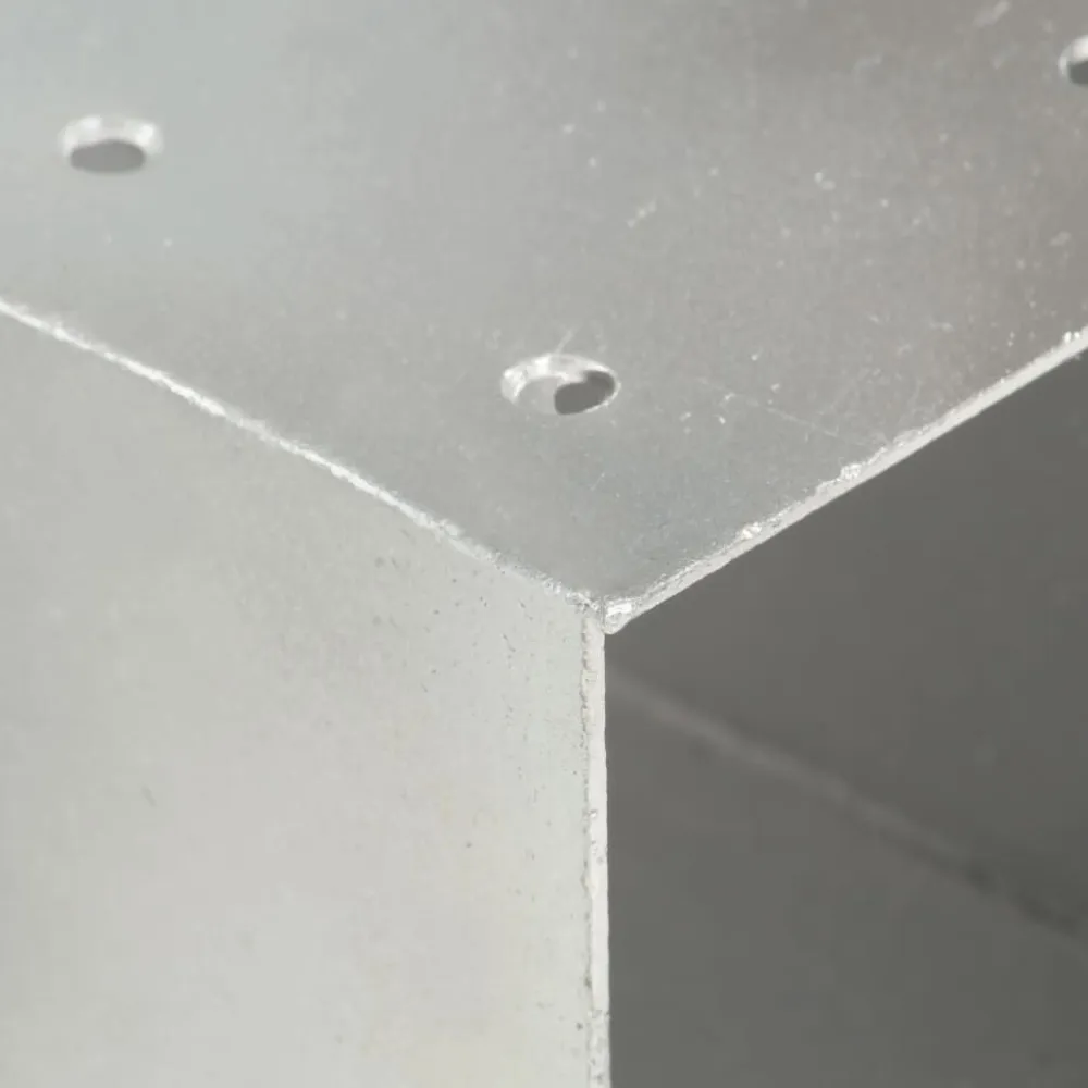 Sale FinePRICE Tolppaliitin X-muoto galvanoitu metalli 71x71mm