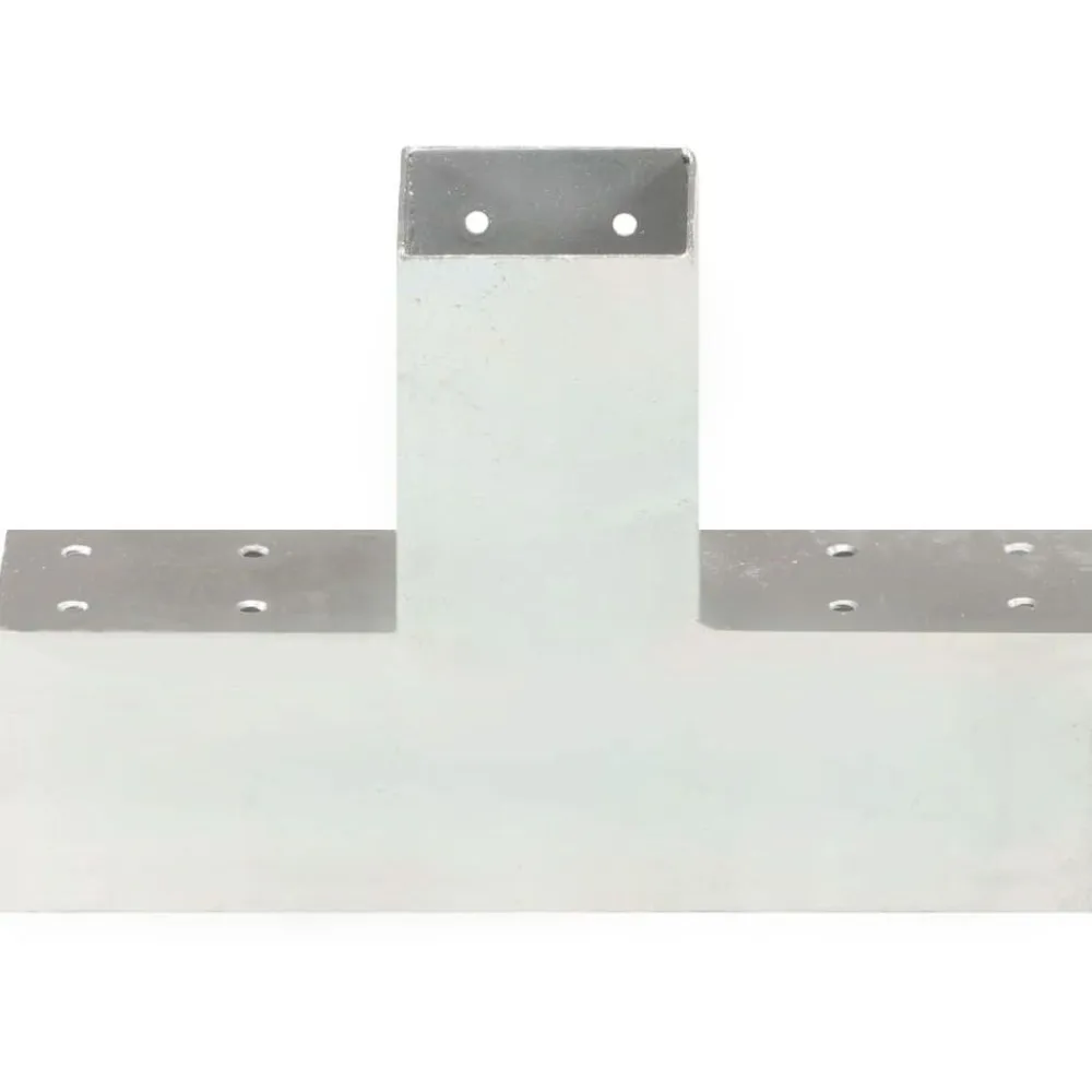 Sale FinePRICE Tolppaliitin X-muoto galvanoitu metalli 71x71mm
