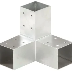 Hot FinePRICE Tolppaliitin Y-muoto galvanoitu metalli 71x71mm