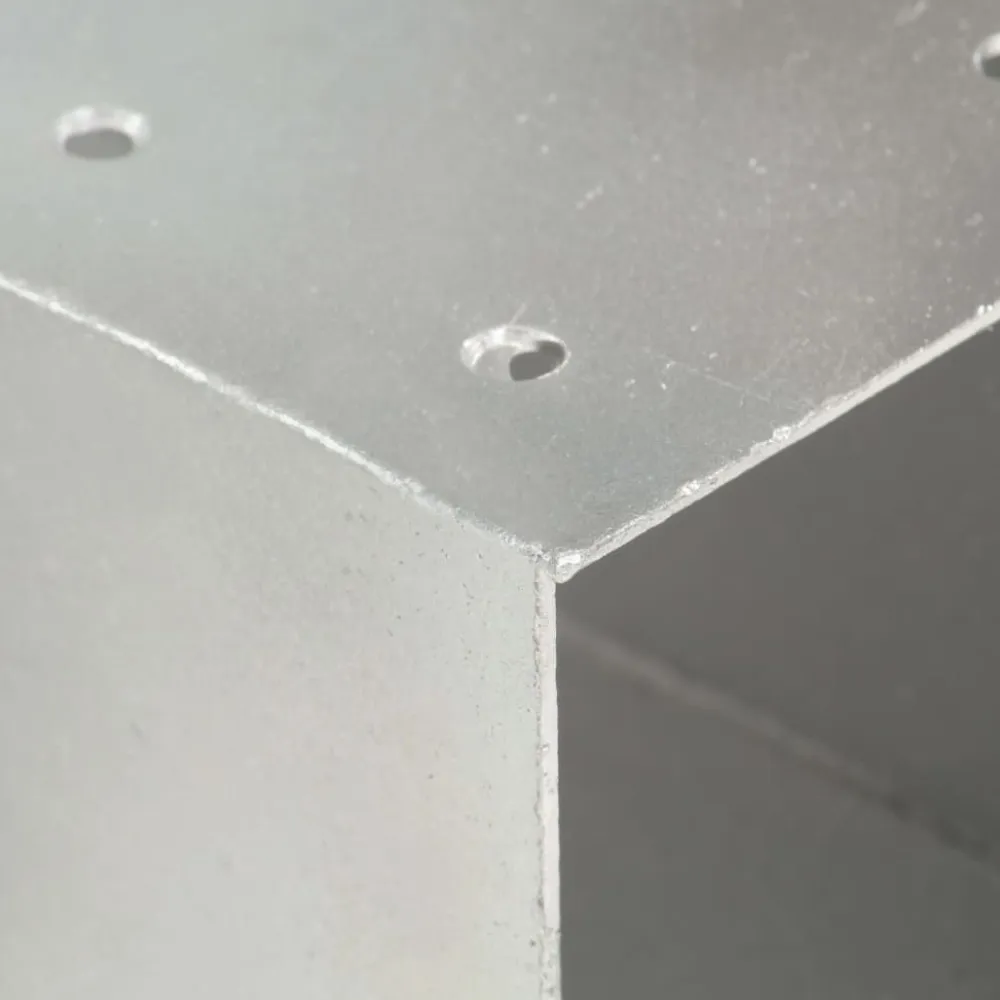 New FinePRICE Tolppaliitin Y-muoto galvanoitu metalli 101x101mm