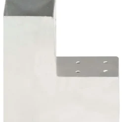 Hot FinePRICE Tolppaliittimet 4kpl L-muoto galvanoitu metalli 81x81mm