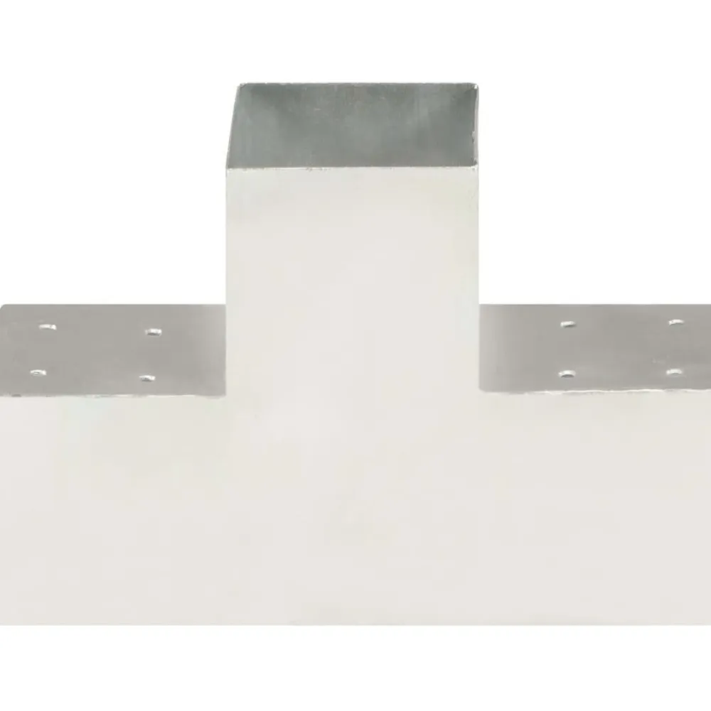 Hot FinePRICE Tolppaliittimet 4kpl T-muoto galvanoitu metalli 101x101mm