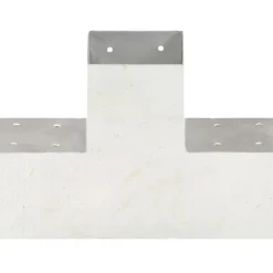 Sale FinePRICE Tolppaliittimet 4kpl X-muoto galvanoitu metalli 101x101mm