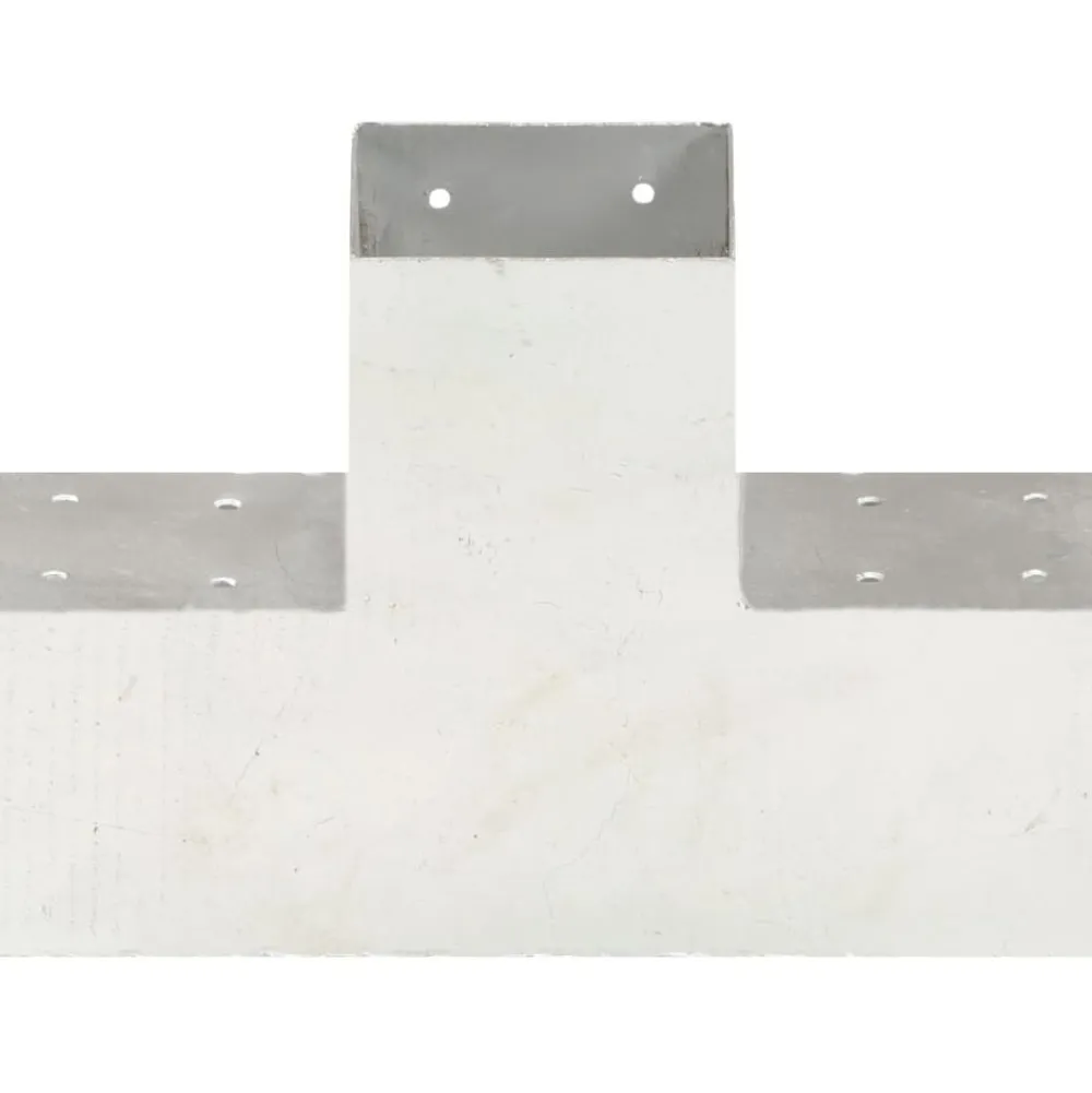Sale FinePRICE Tolppaliittimet 4kpl X-muoto galvanoitu metalli 101x101mm