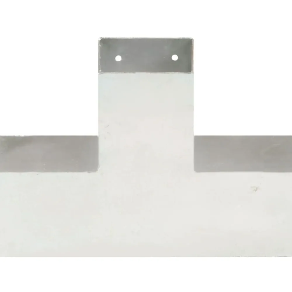 Outlet FinePRICE Tolppaliittimet 4kpl X-muoto galvanoitu metalli 91x91mm
