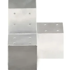Hot FinePRICE Tolppaliittimet 4kpl Y-muoto galvanoitu metalli 101x101mm