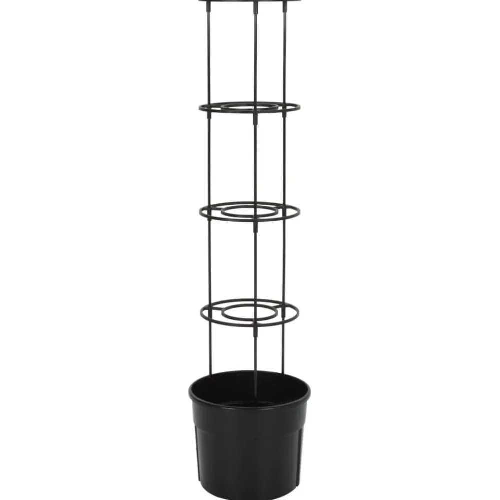 Online FinePRICE Tomaattiruukku antrasiitti Ø29,5x115 cm polypropeeni (52209)