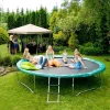 Outlet Home4you Trampoliinin portaat 98x52 cm, harmaa
