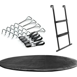 Salta Trampoliinin varustesetti Ø427cm trampoliinille, sis suojus, tikkaat ja ankkurointisetti