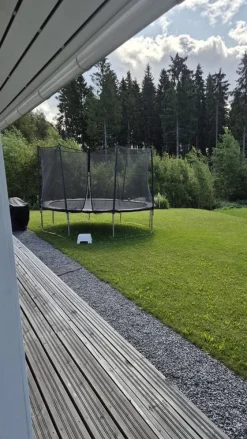 Online React Trampoliini Ø396cm turvaverkolla
