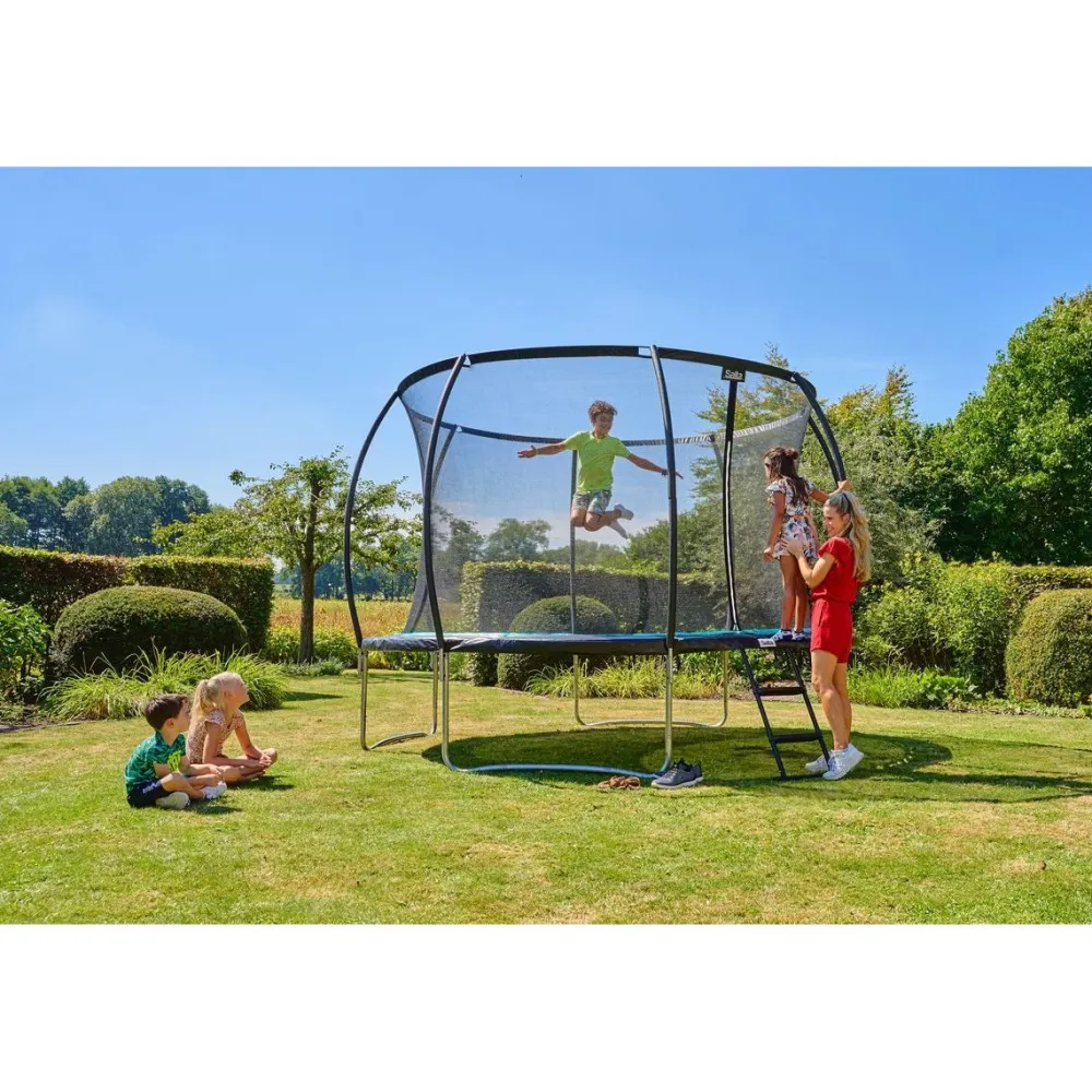 Discount Salta Trampoliini Cosmos, Ø427cm, turvaverkko, tikkaat