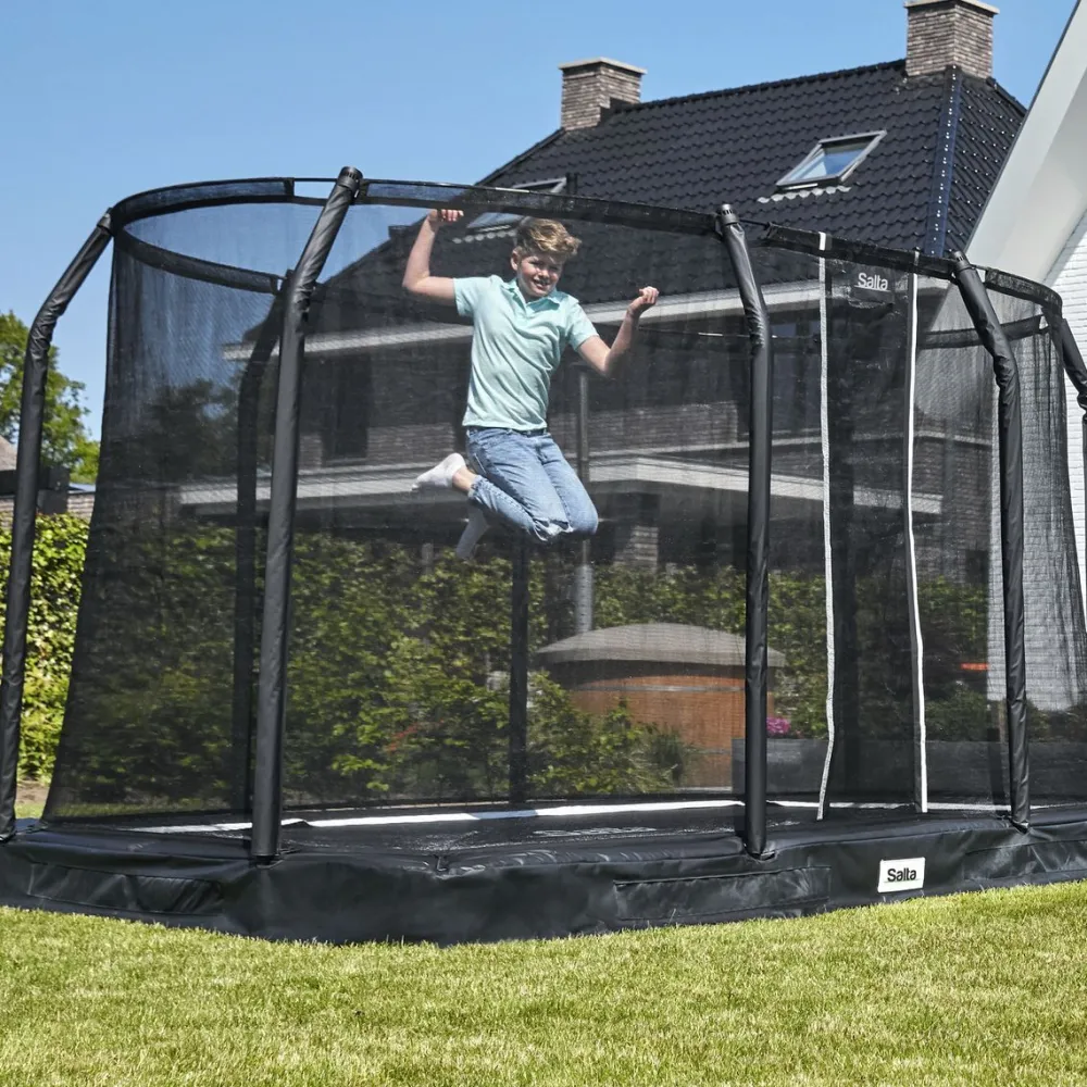 Sale Salta Trampoliini Premium Ground, 305x214cm, turvaverkko