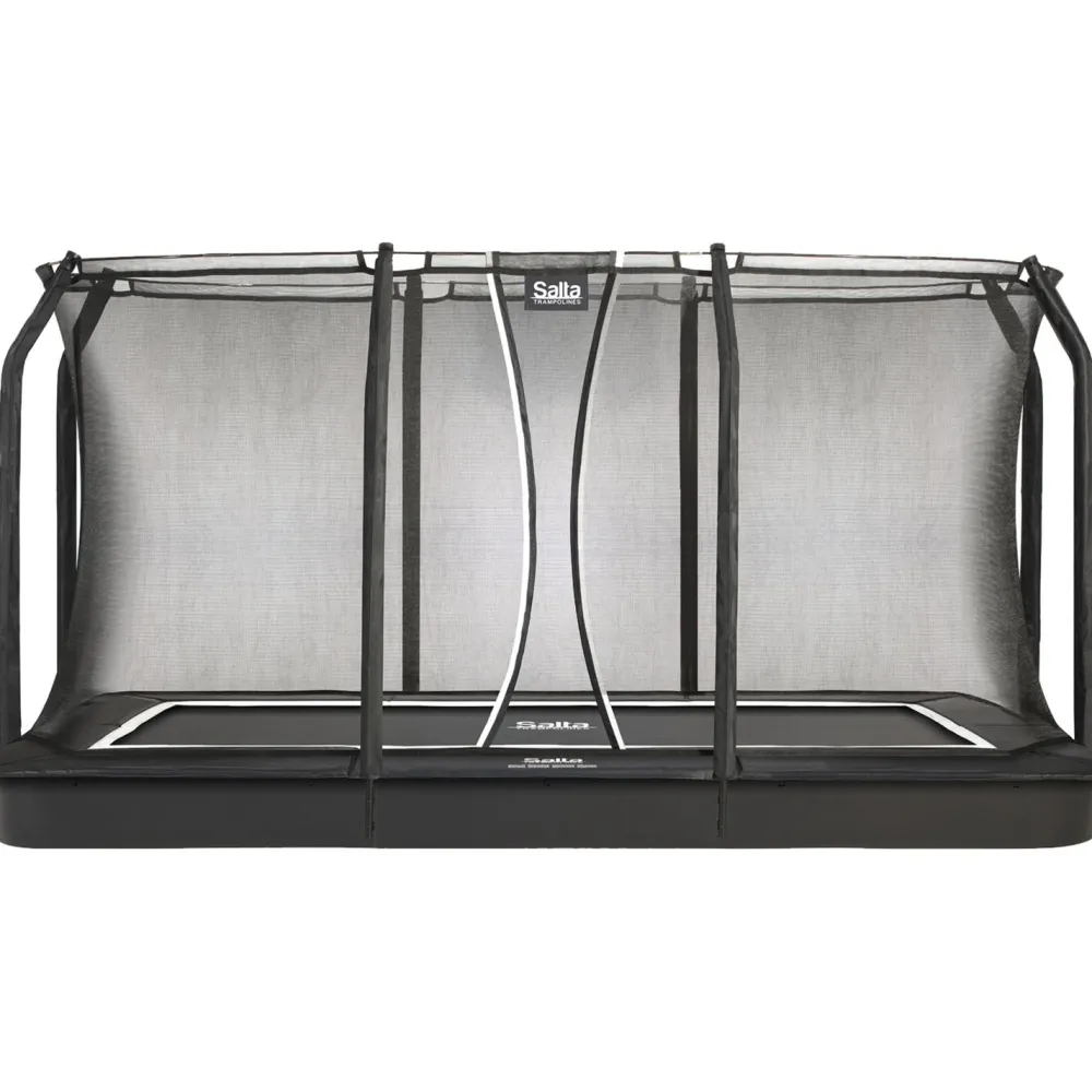 New Salta Trampoliini Royal Baseground 214x305cm musta sis. turvaverkko
