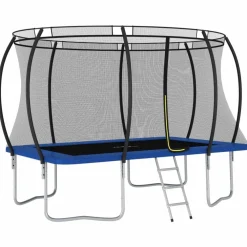 Hot FinePRICE Trampoliinisarja neliskulmainen, 335x244x90 cm, 150 kg