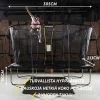 Clearance Stratos Trampoliini turvaverkolla suorakaide eri kokoja