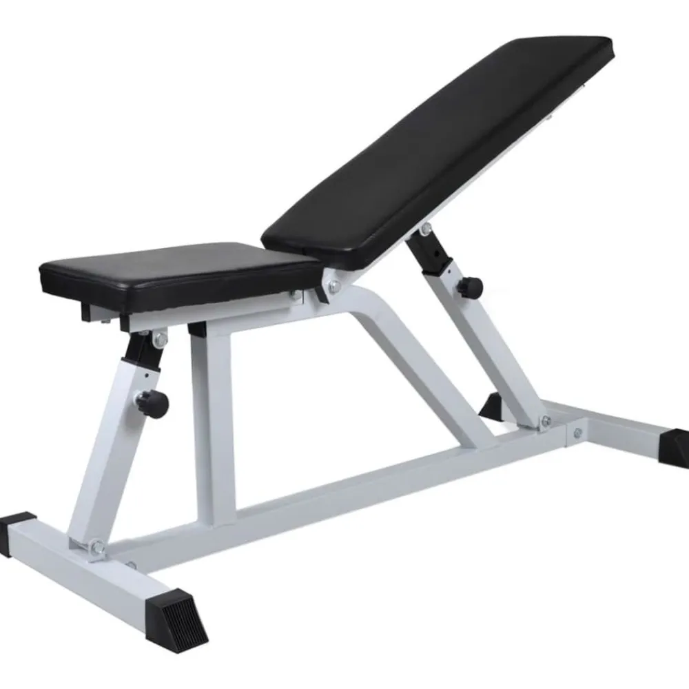 Best FinePRICE Treenipenkki levytanko- ja käsipainosarjalla, 60.5kg, 115x47x116cm