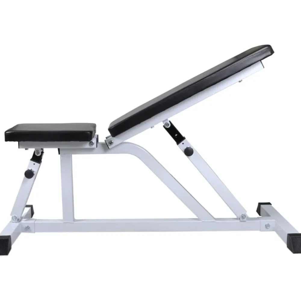 Sale FinePRICE Treenipenkki levytanko- ja käsipainosarjalla, 30.5kg, 115x47x116cm