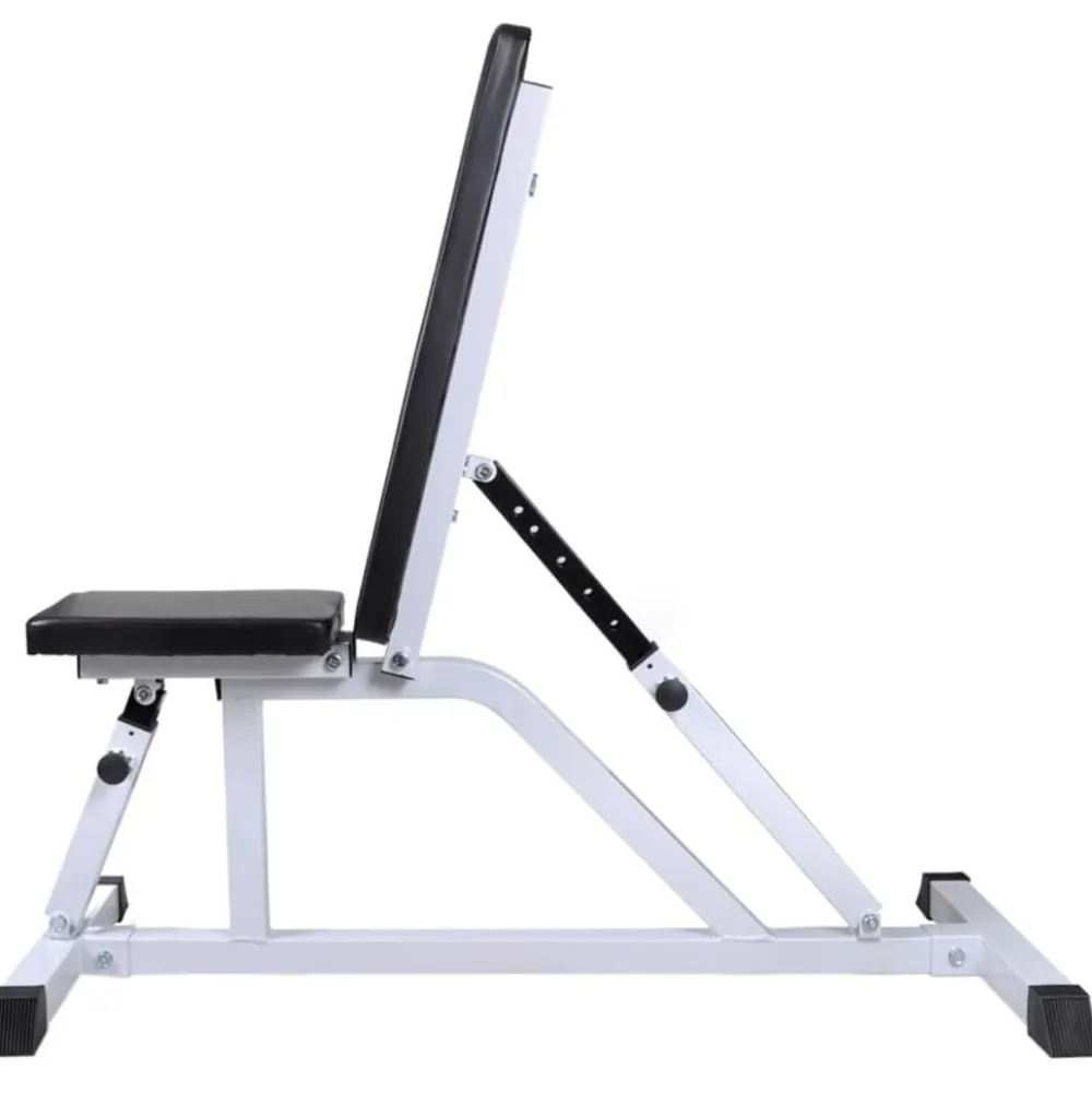 Sale FinePRICE Treenipenkki levytanko- ja käsipainosarjalla, 30.5kg, 115x47x116cm