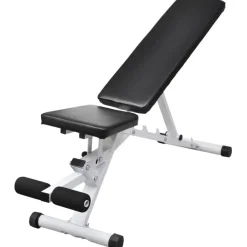 Best FinePRICE Treenipenkki levytanko- ja käsipainosarjalla, 30.5kg, 47.5x41x133cm