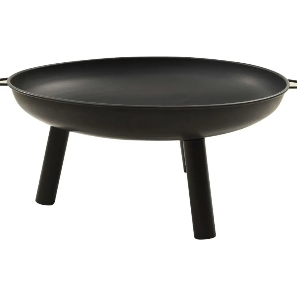 Online FinePRICE Tulimalja, ⌀58cm, teräs, eri värejä Musta