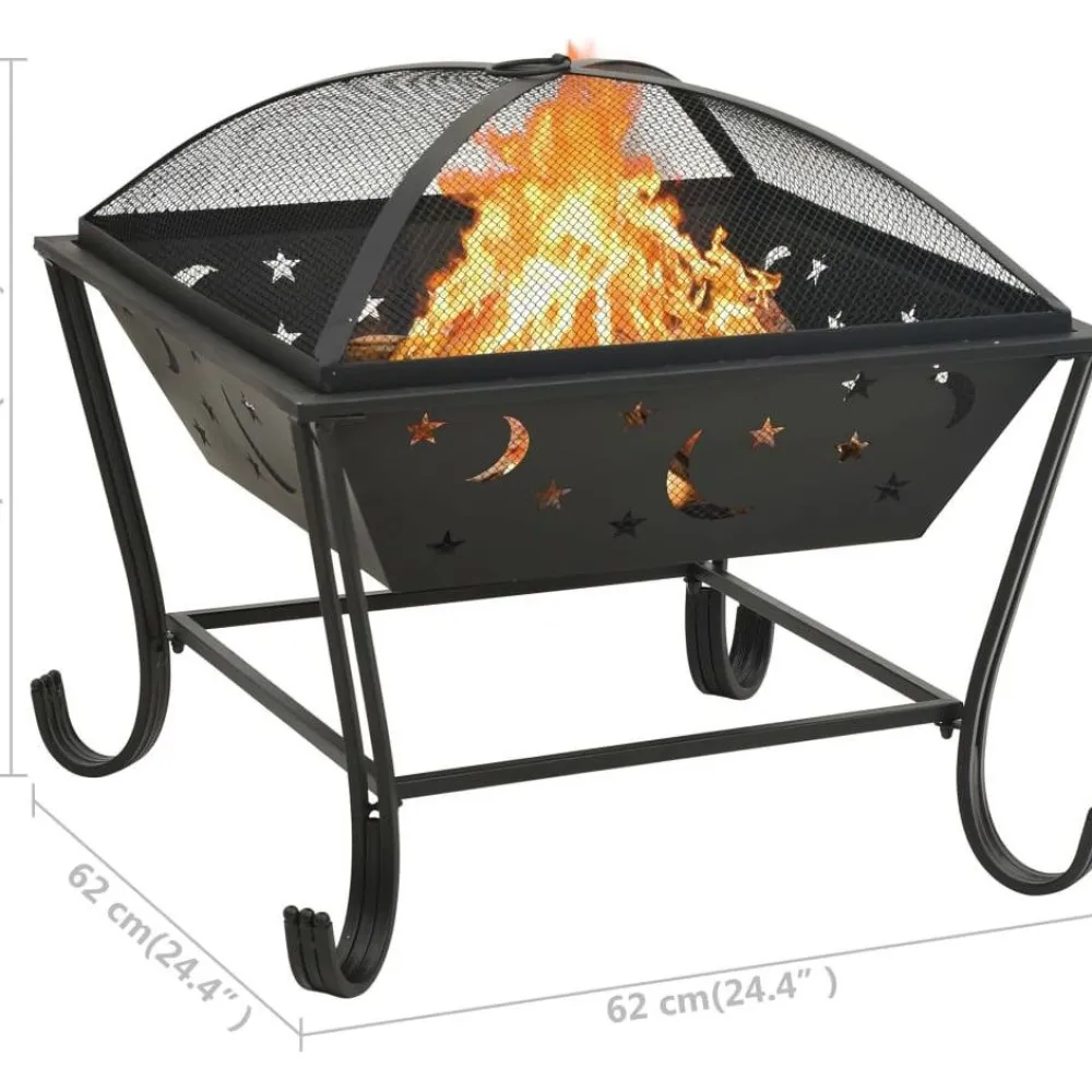 Outlet FinePRICE Tulimalja 62 cm XXL teräs