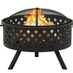 Outlet FinePRICE Tulimalja ja hiilihanko 68 cm xxl teräs