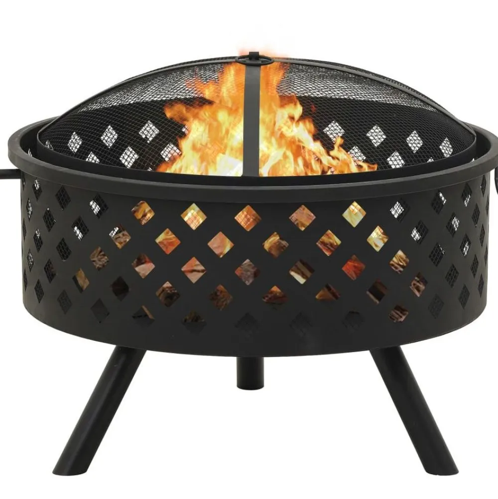 Outlet FinePRICE Tulimalja ja hiilihanko 68 cm xxl teräs