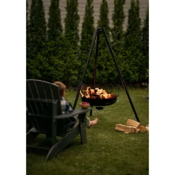 Sale Espegard Tulipata Lun 60, Ø60x160cm, musta