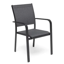 New Hillerstorp Tuoli Hånger pinottava harmaa/musta