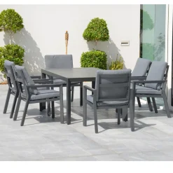 Outlet Home4you Tuoli Tomson, alumiini, tummanharmaa