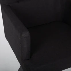 Clearance Home4you Tuoli TOMSON kääntyvä, tummanharmaa