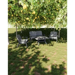 Sale Linento Garden Tuoli Silva hiilenharmaa/antrasitti