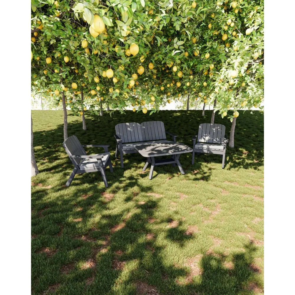Sale Linento Garden Tuoli Silva hiilenharmaa/antrasitti